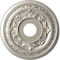 Ekena Millwork Baltimore PVC Medallion (Canopies up to 6 1/2"), 16"OD x 3 1/2"ID x 1"P, Bright Coat Aluminum CMP16BABAL - alternate 1